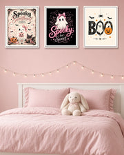 Halloween Printable Wall Art Bundle | 20 Vintage Ghost Witch Cat Posters | Instant Digital Download 8x10