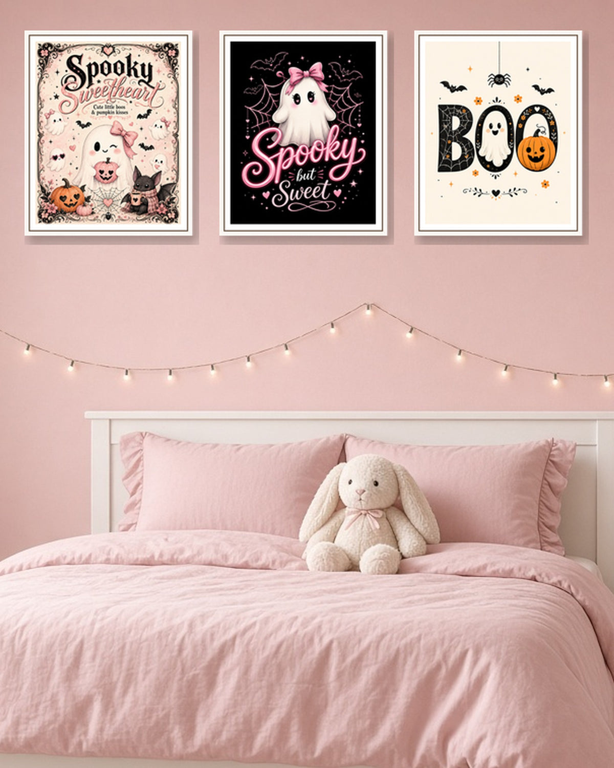 Halloween Printable Wall Art Bundle | 20 Vintage Ghost Witch Cat Posters | Instant Digital Download 8x10
